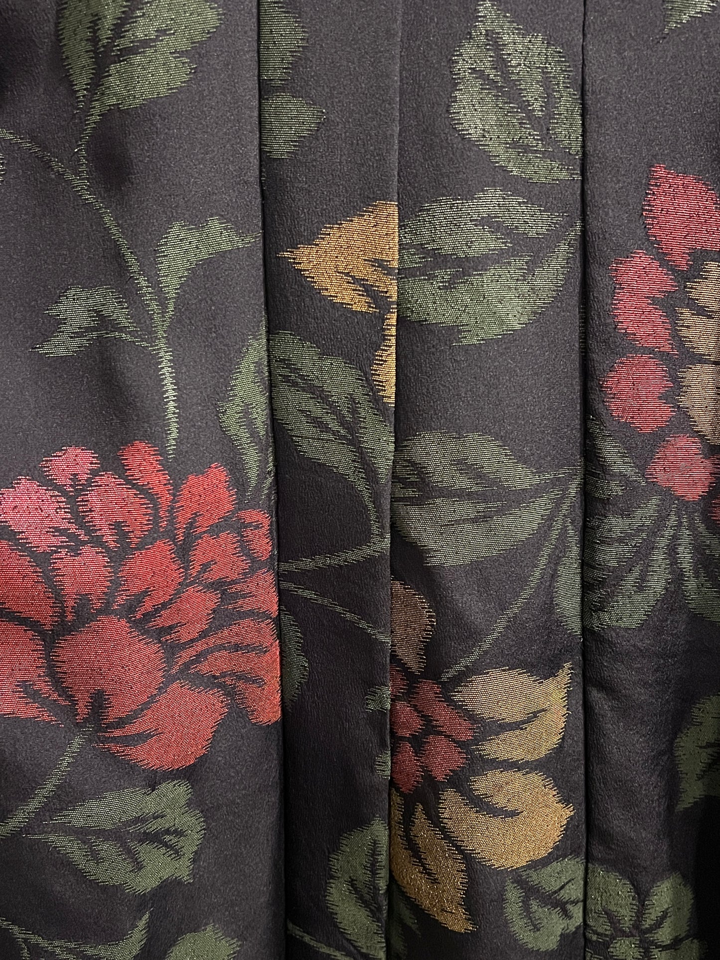 Black Garden Vintage Silk Haori