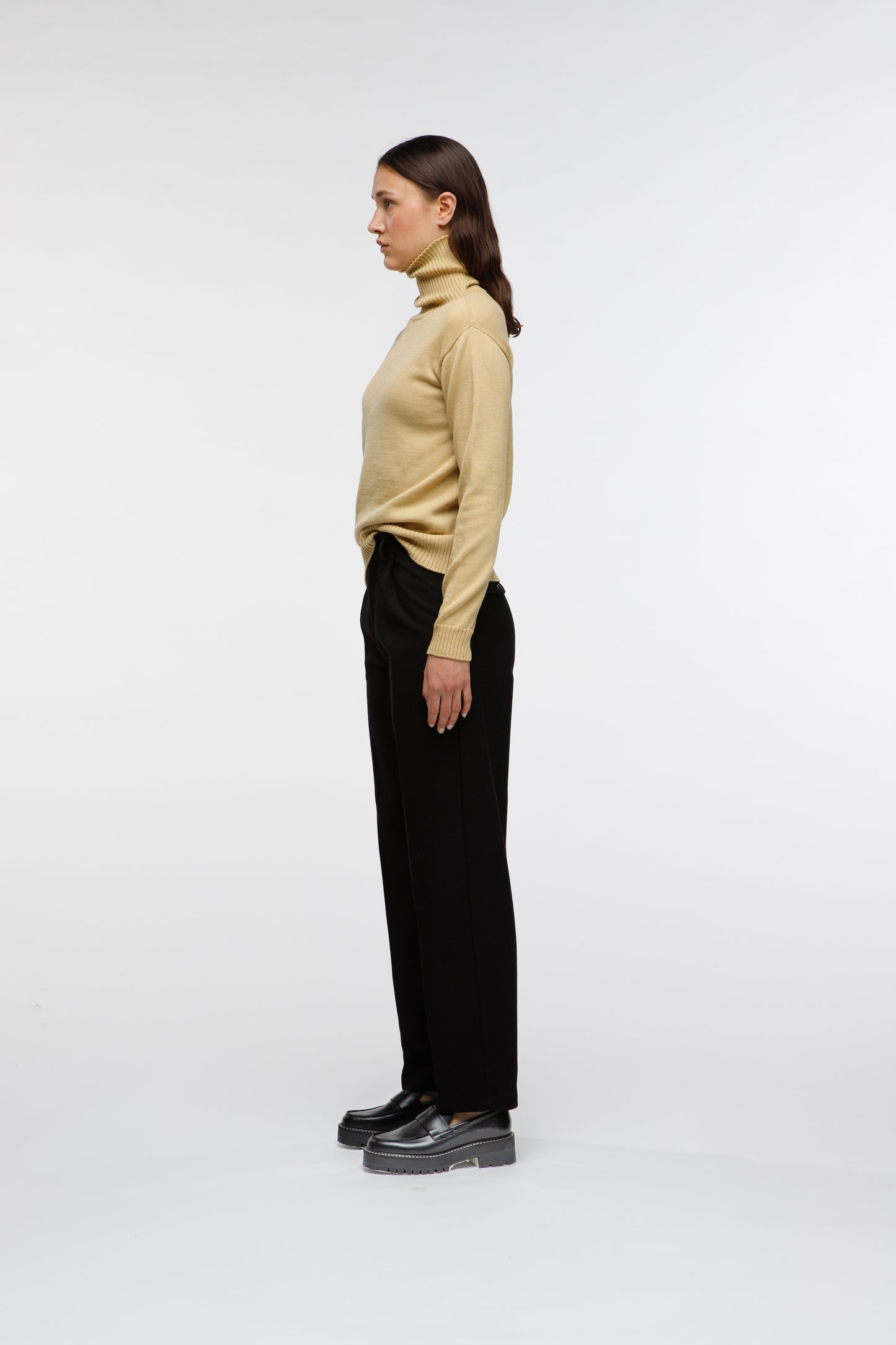 Turtleneck Sweater - Straw