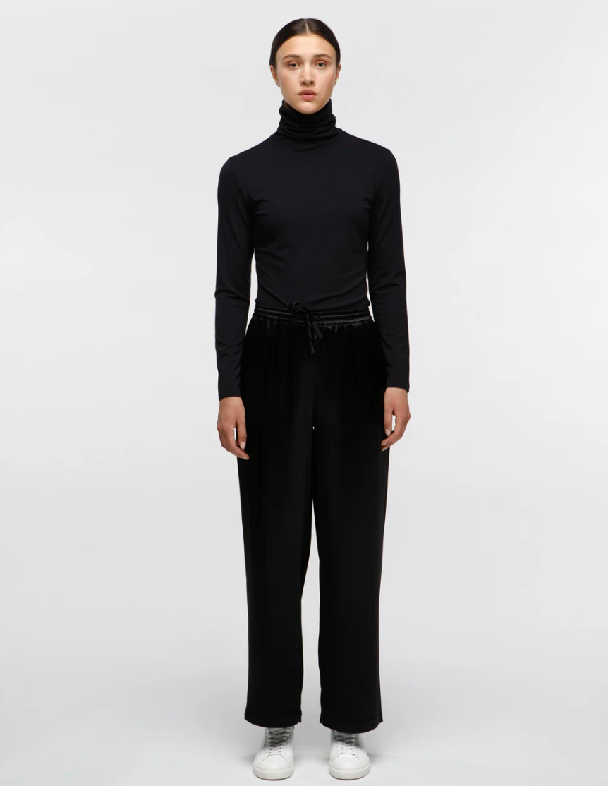 Satin Pants - Black