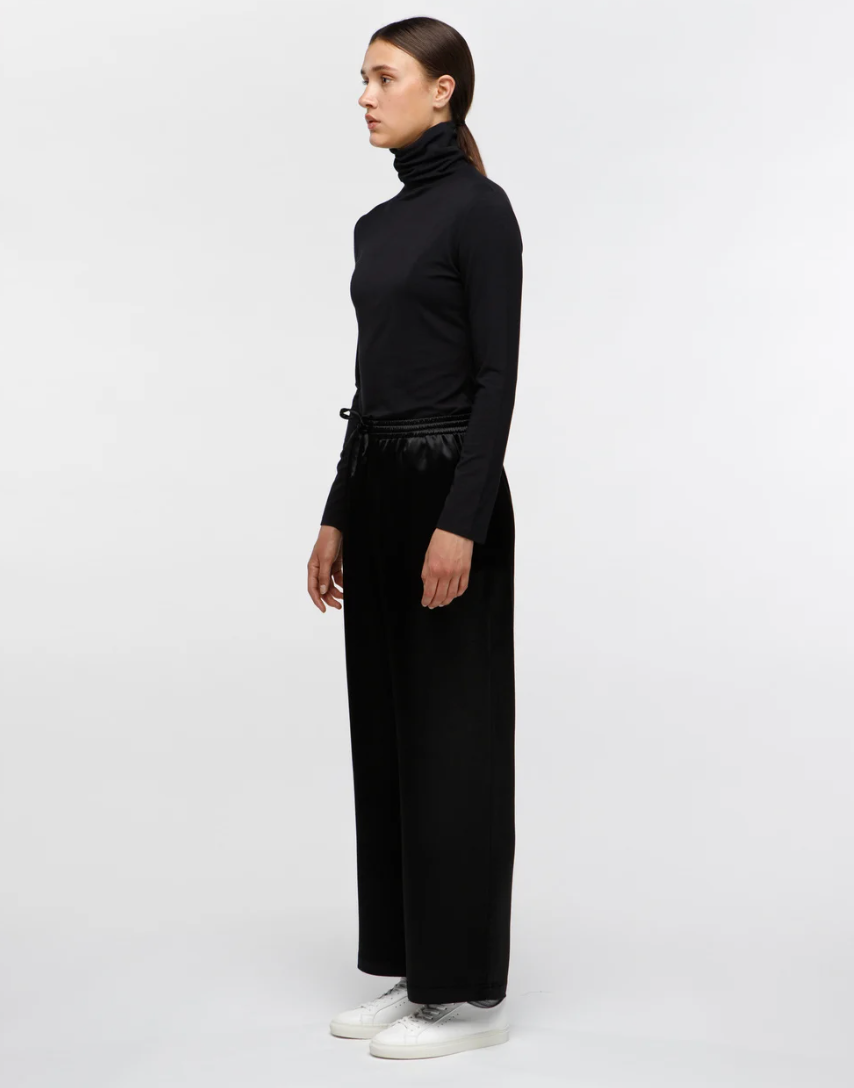 Satin Pants - Black