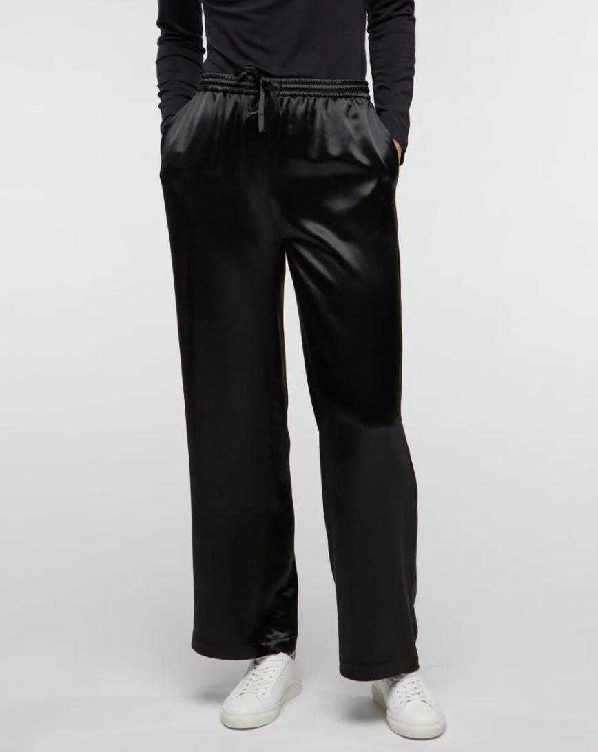Satin Pants - Black