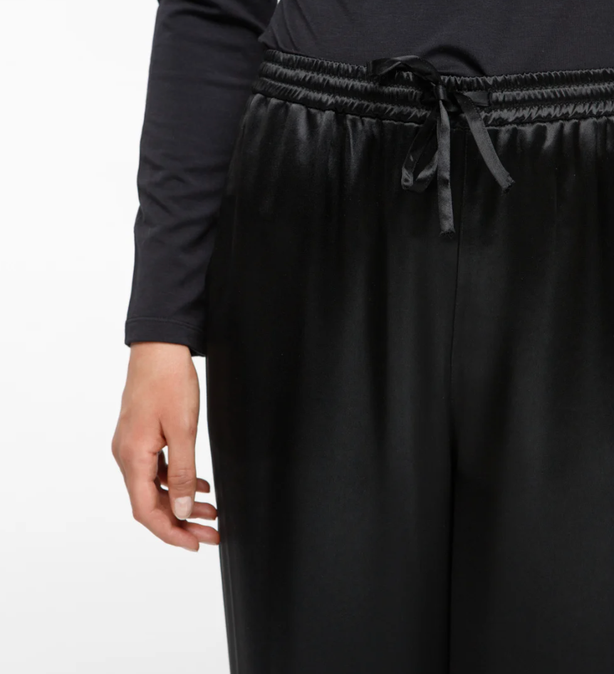 Satin Pants - Black