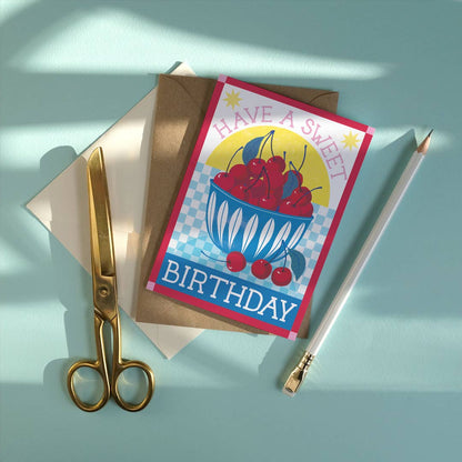 Have A Sweet Birthday greetings card