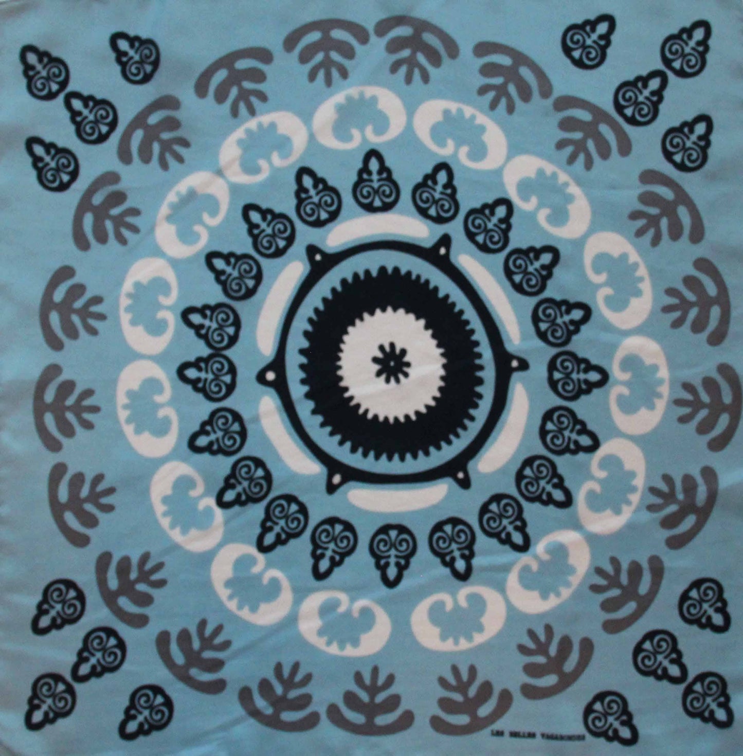 Silk Scarf - Asmar Blue