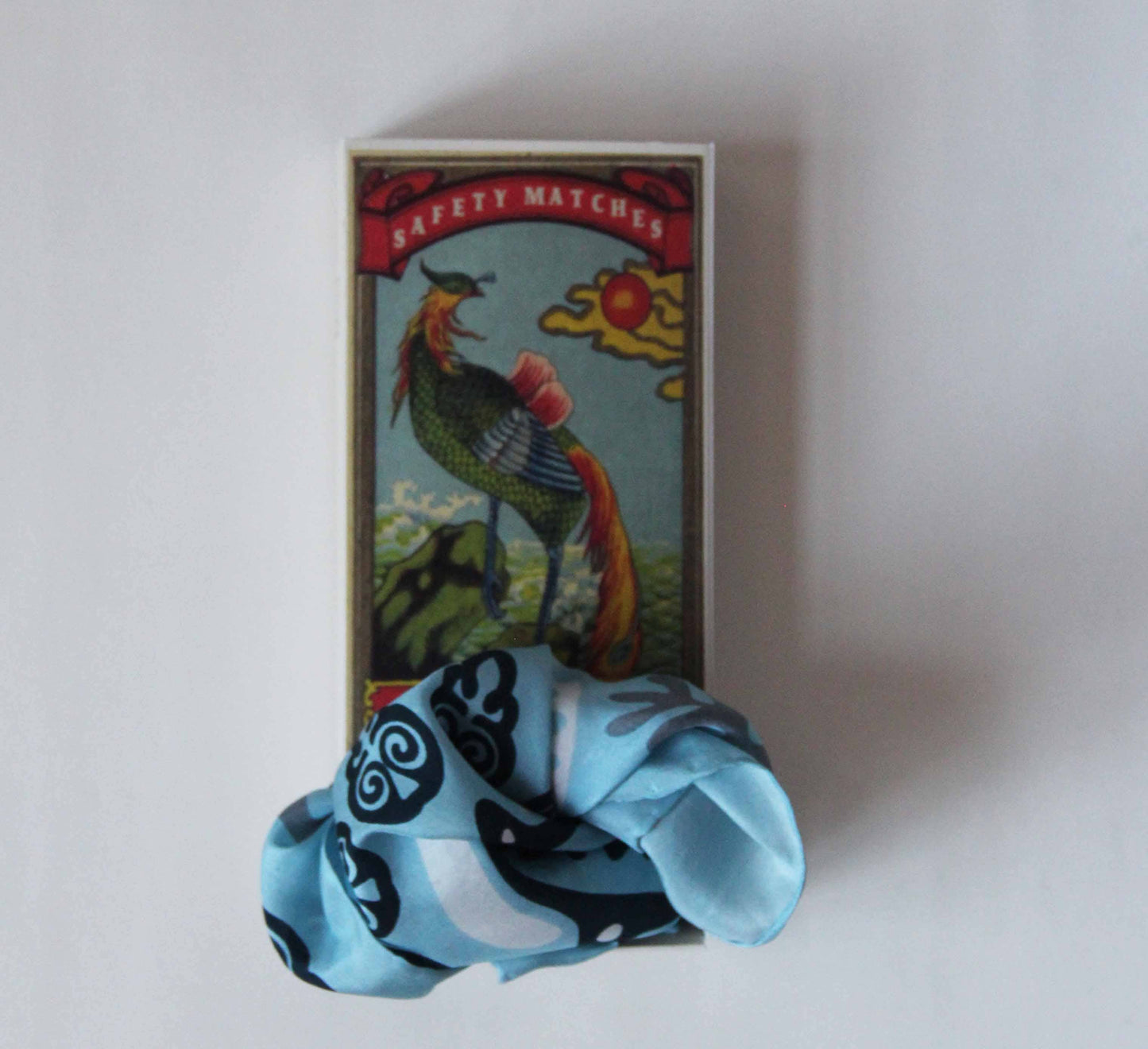 Silk Scarf - Asmar Blue