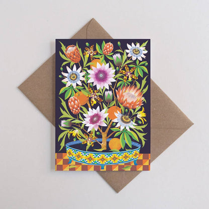 In Bloom greetings card