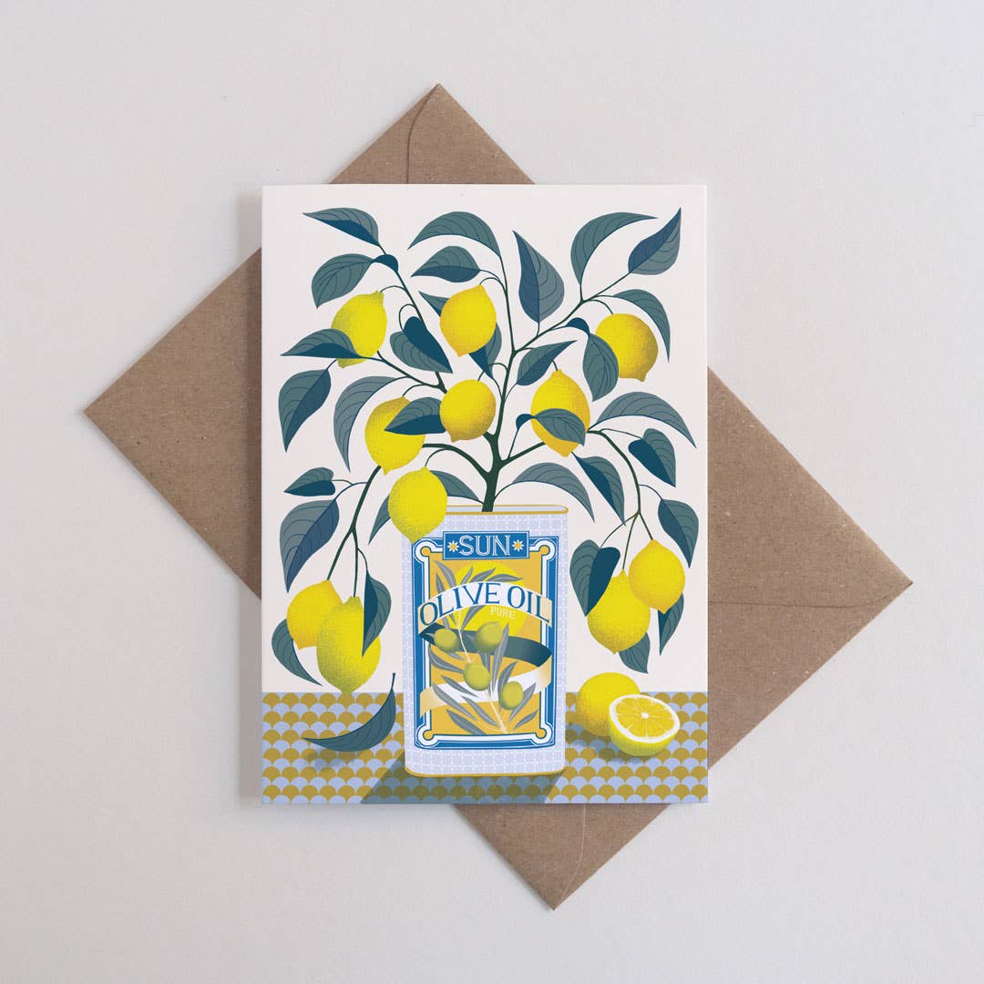 Lemon Tree greetings card