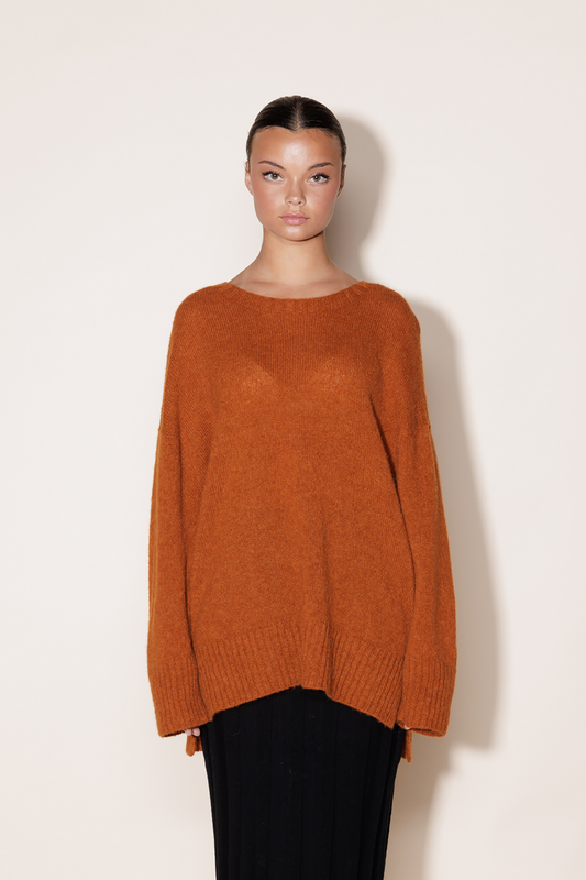 Lea Sweater - Rust