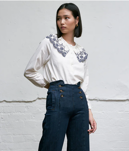 Dylan Soft Denim Blouse