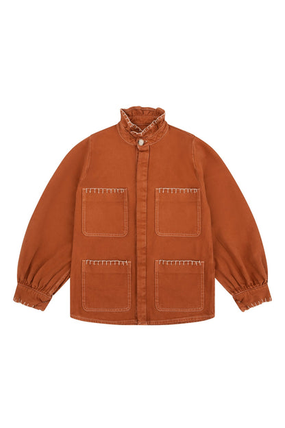 Pablo Denim Coat - Caramel