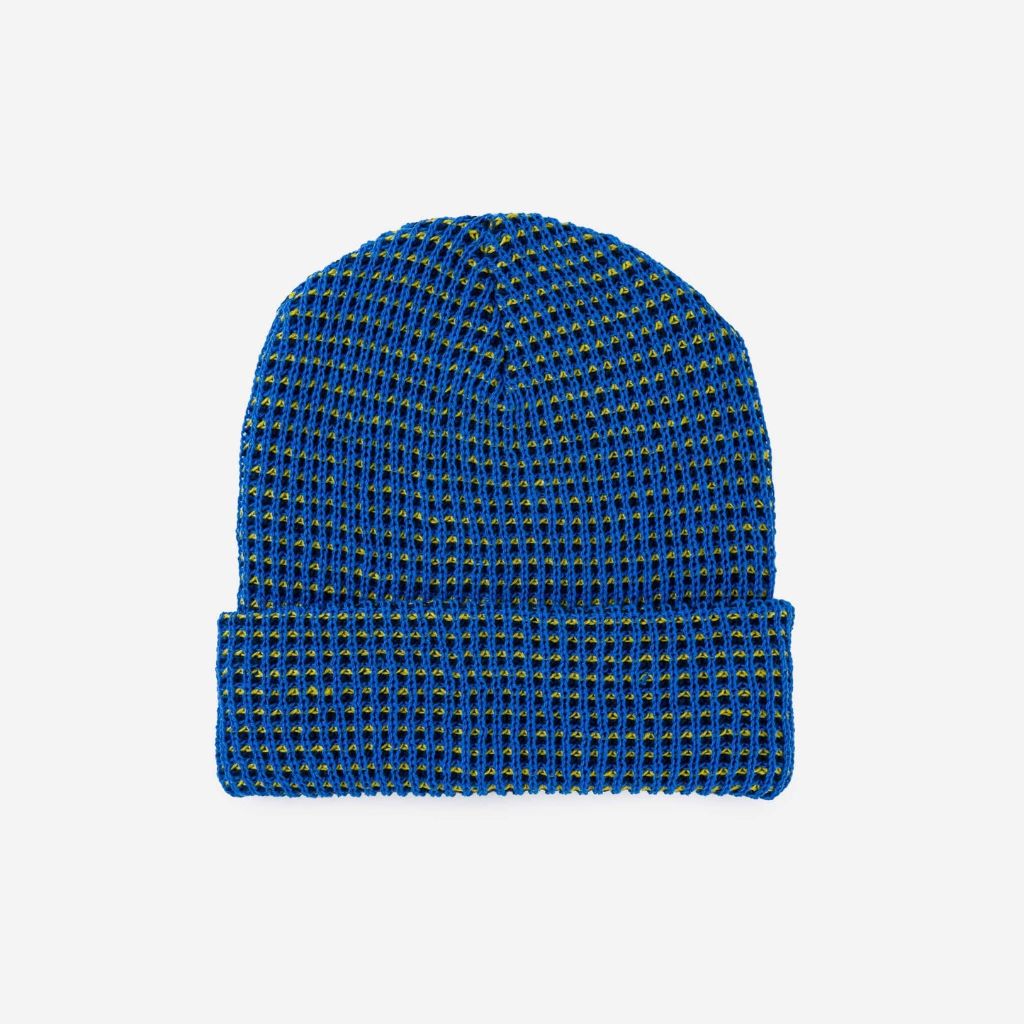 Grid Beanie: Kelly Green