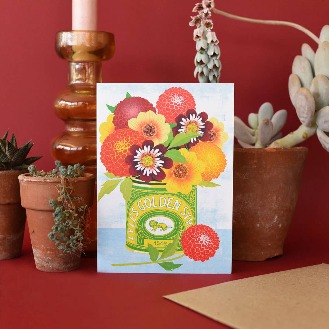 Golden Syrup greetings card