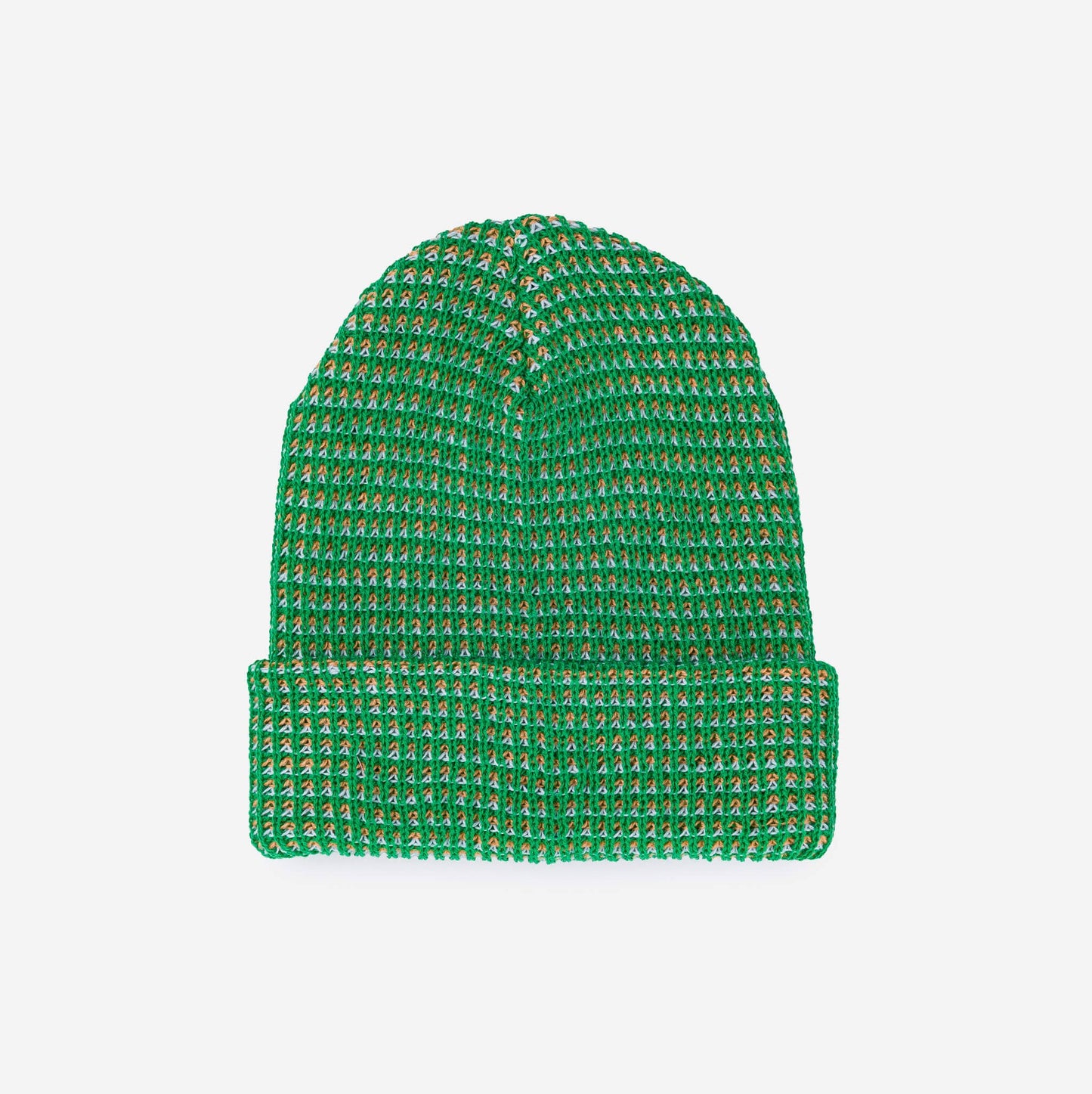 Grid Beanie: Wine Red