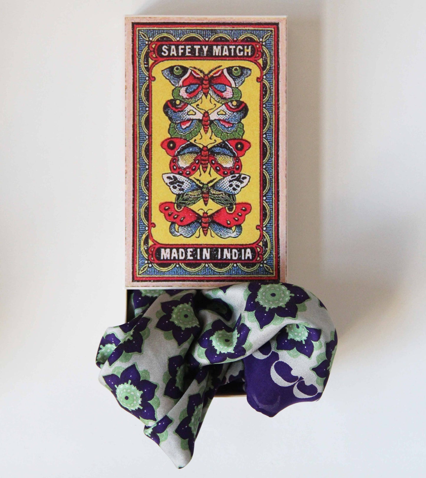 Silk Scarf - Daisy Plum