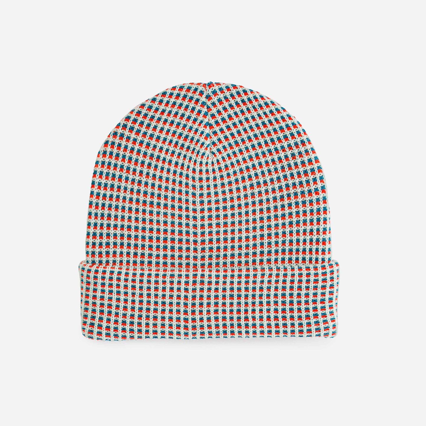 Grid Beanie: Kelly Green