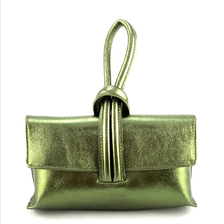 Knot Clutch - Olive