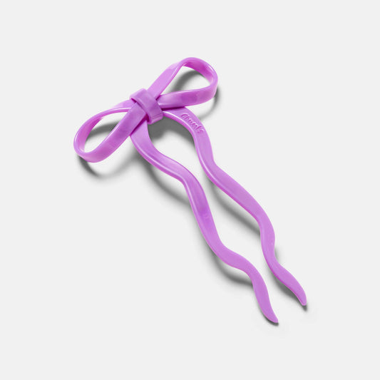 Bow Hairpin in Large Orchid