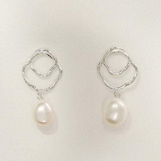 Célaphine Silver Earrings
