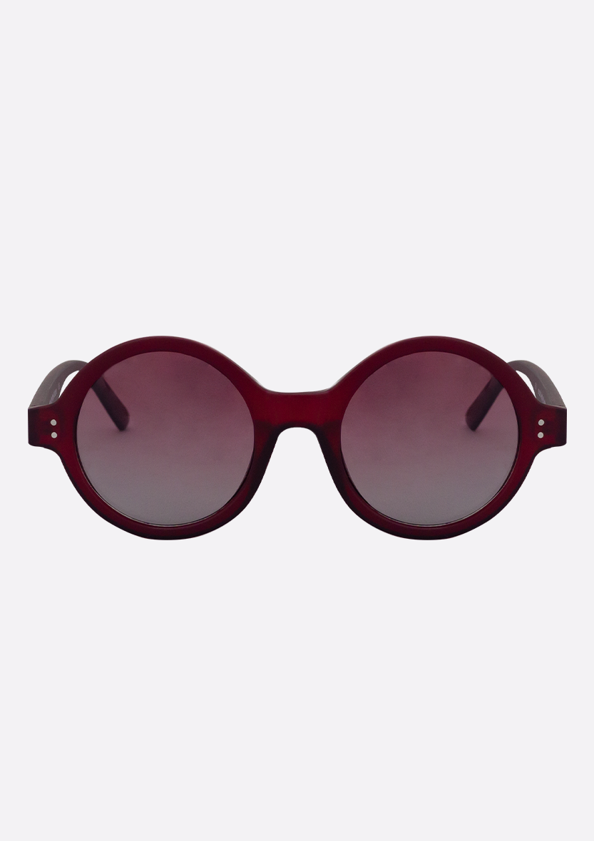 Pluto Sunglasses - Frosted Red