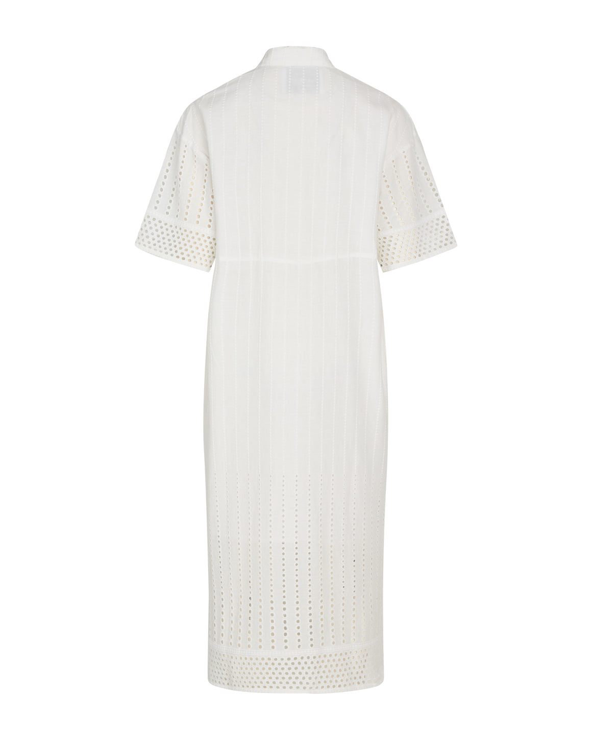 Aya Shirt Dress - White