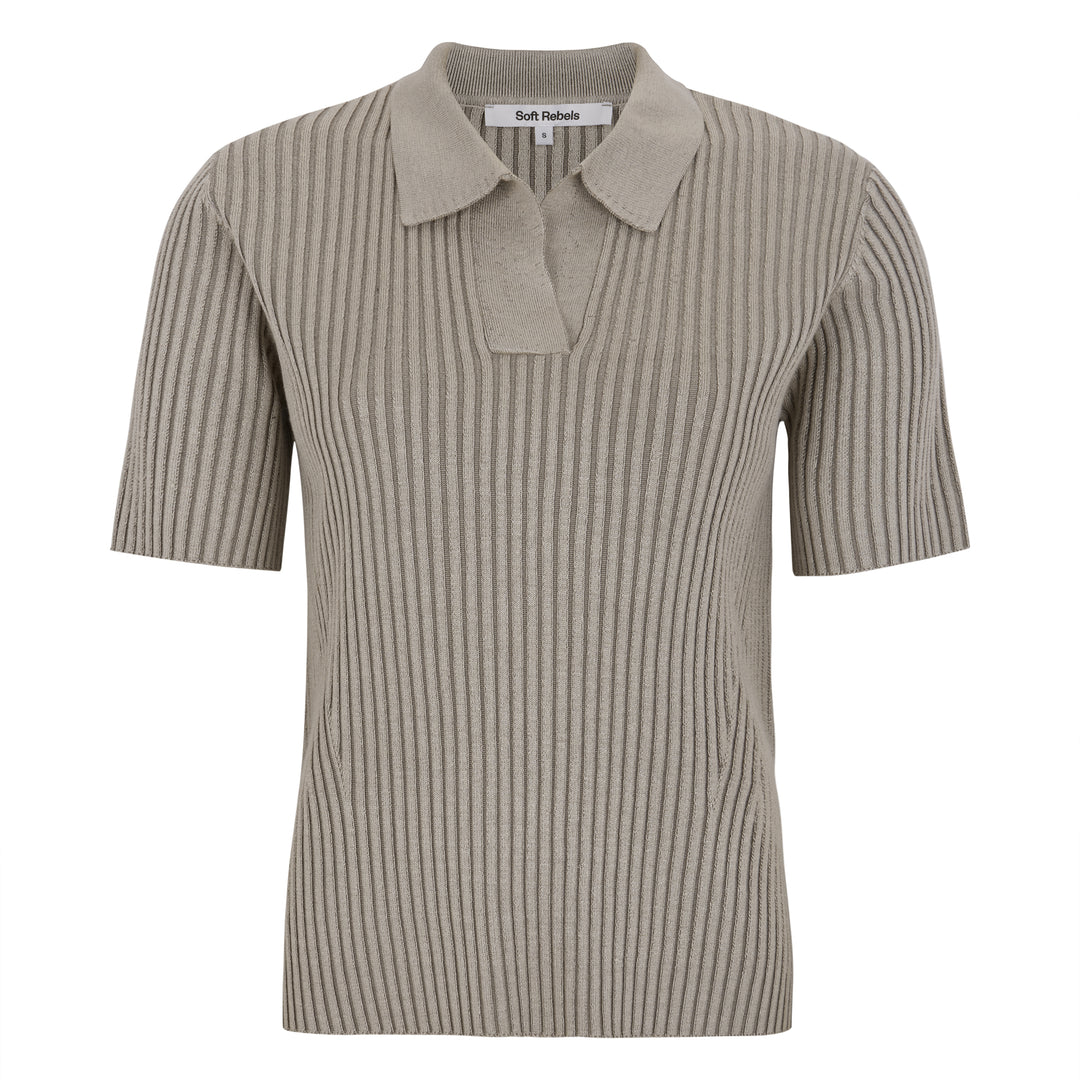 Mira strikket polo