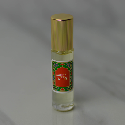 Sandalwood Perfume Oil: 10ml Roll-on